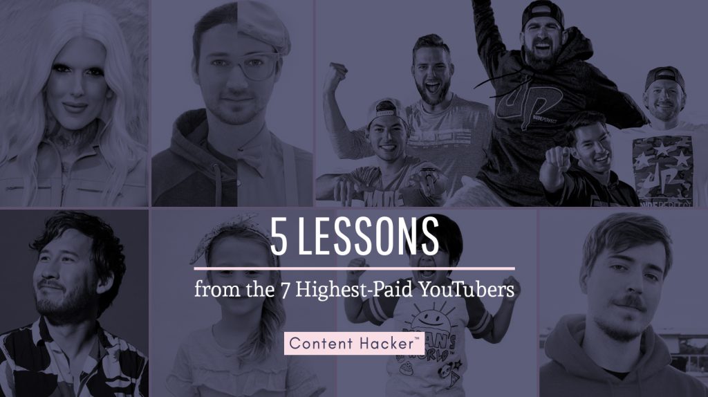 5 lessons from highest-paid youtubers