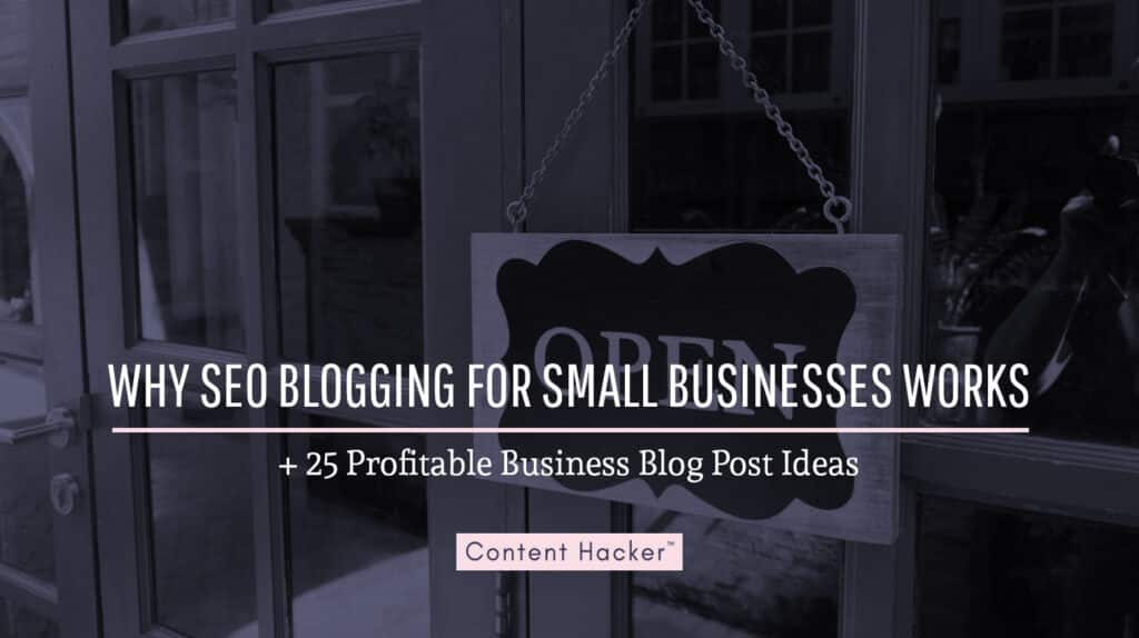 blogging for small businesses