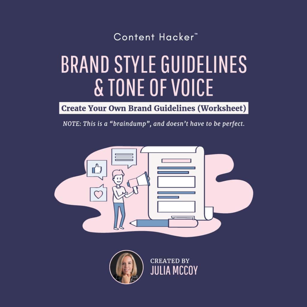 brand voice worksheet