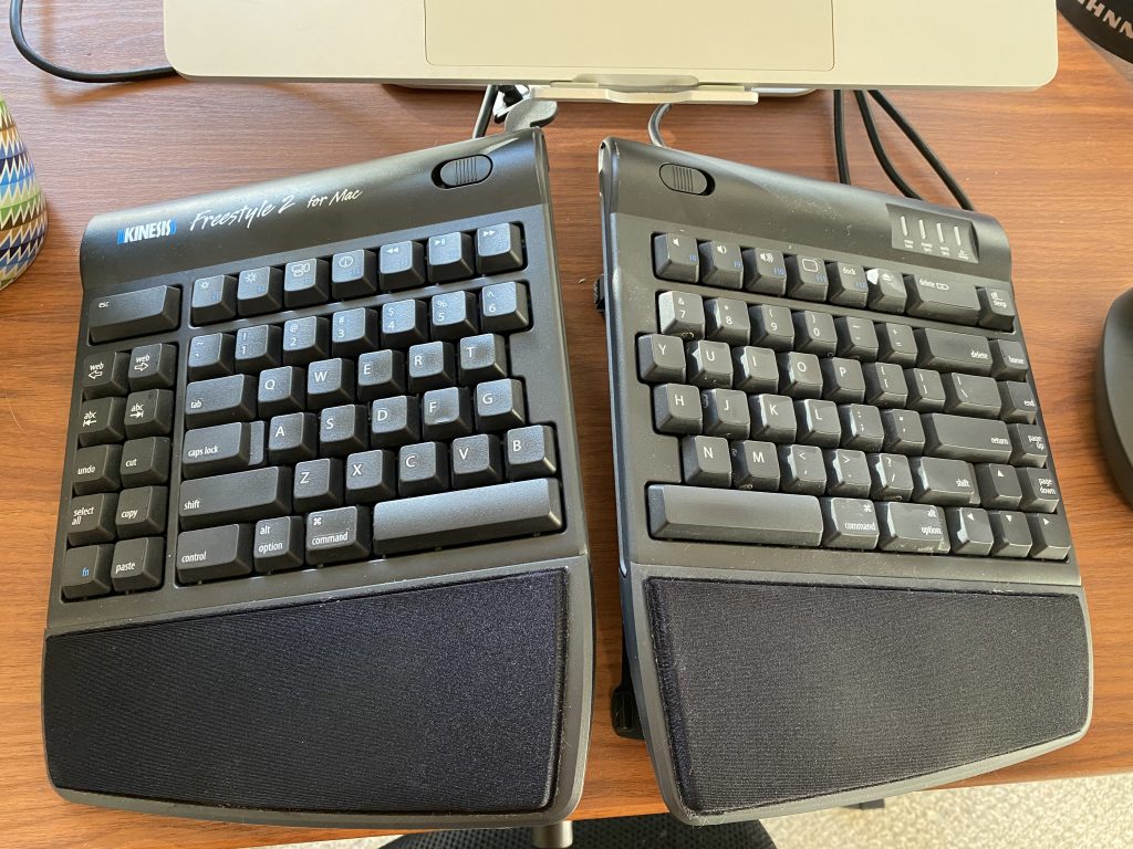 home office split keyboard