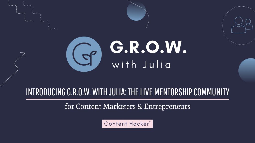 GROW with Julia