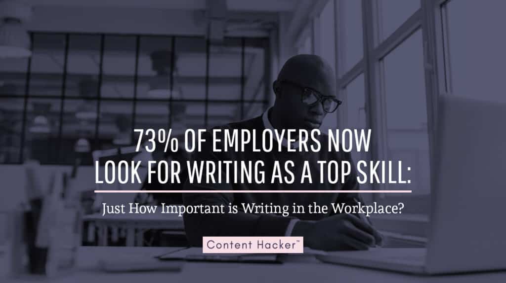 how important is writing in the workplace