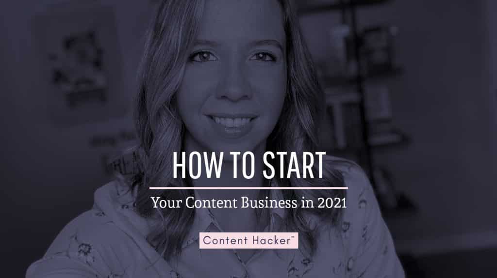 how to start your content business