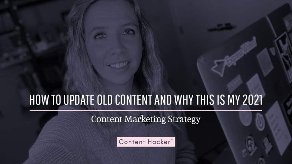 how to update old content