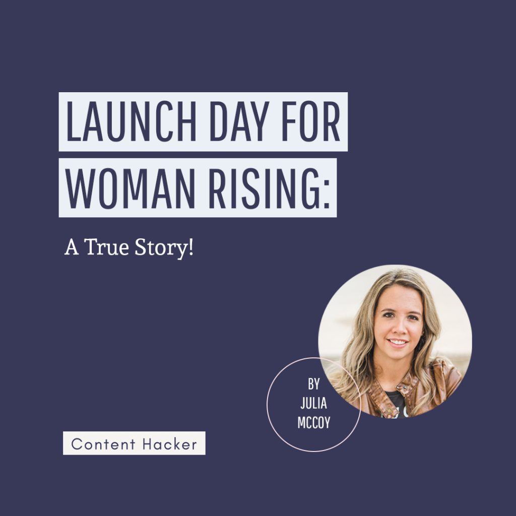 Launch day for Woman Rising: A True Story