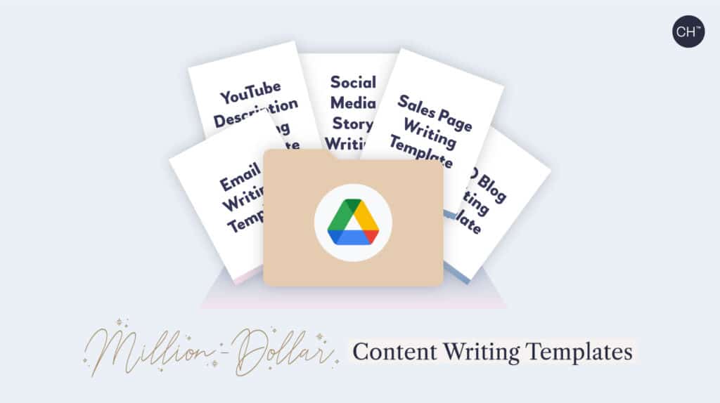 million dollar content writing templates