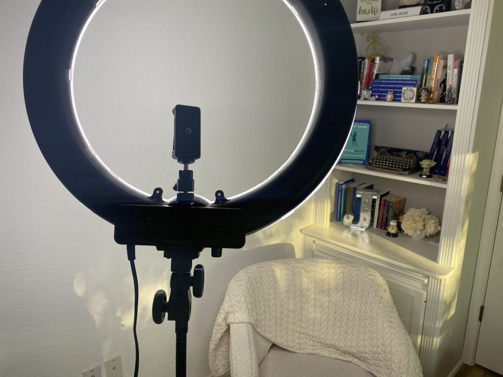 office ring light