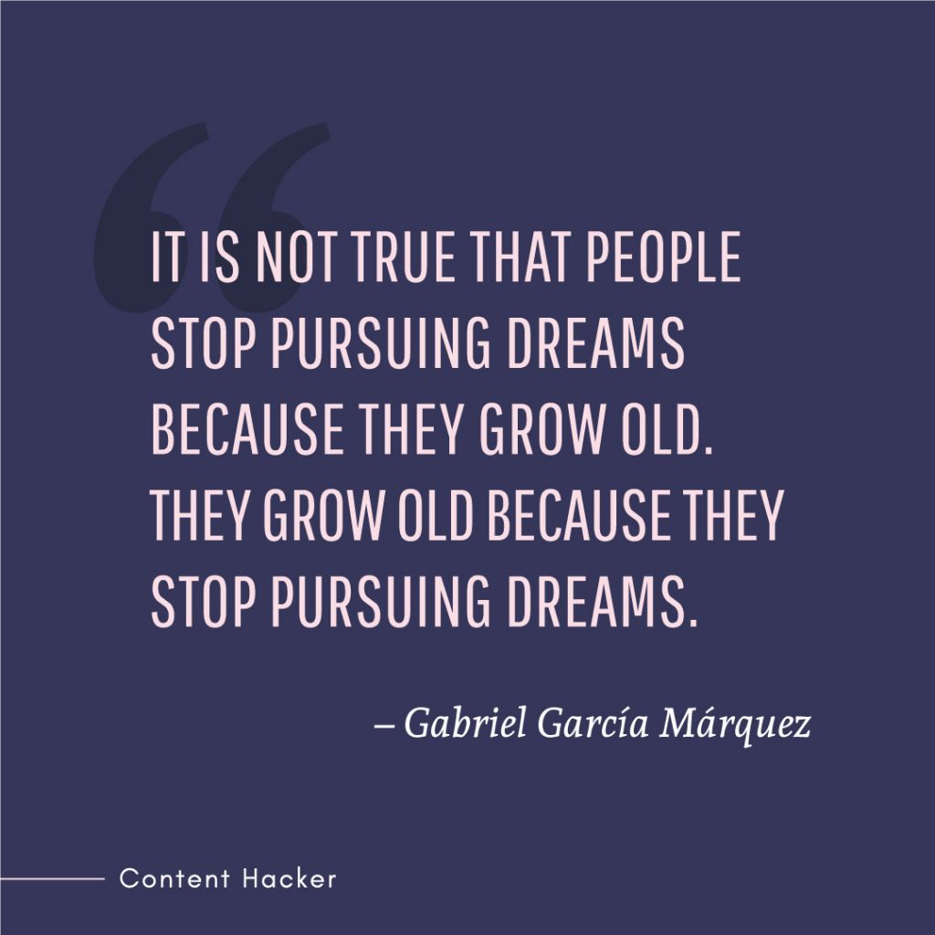 hustle quote gabriel marquez