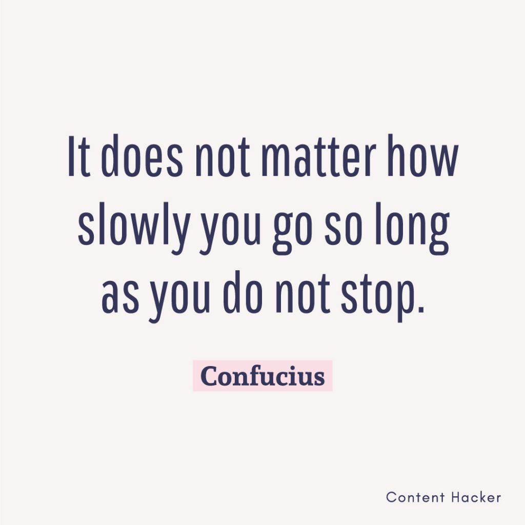 hustle quote confucius