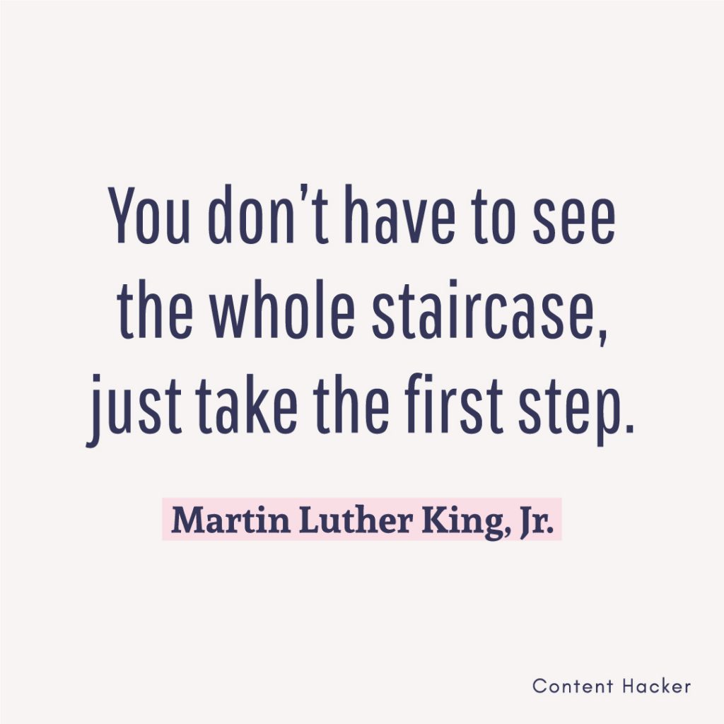 Hustle quotes Martin Luther King Jr