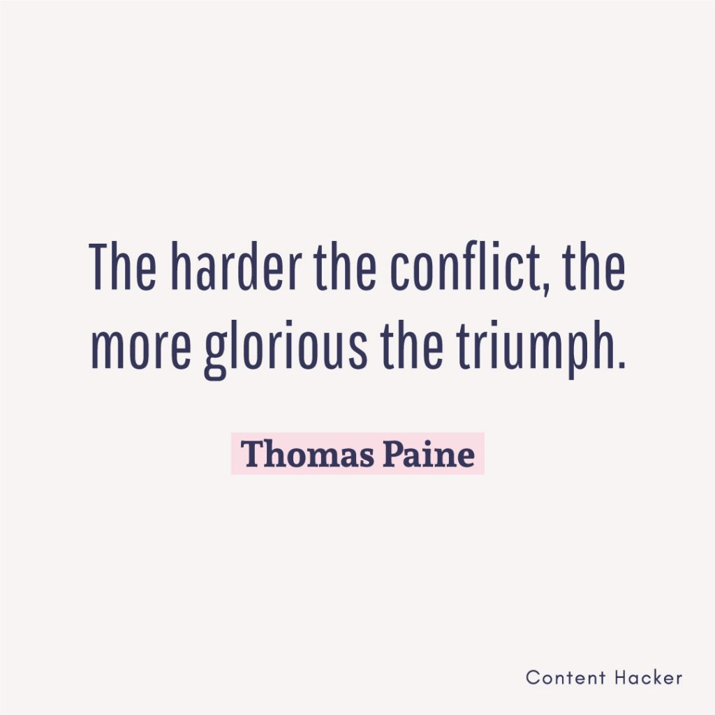 Hustle quotes Thomas Paine