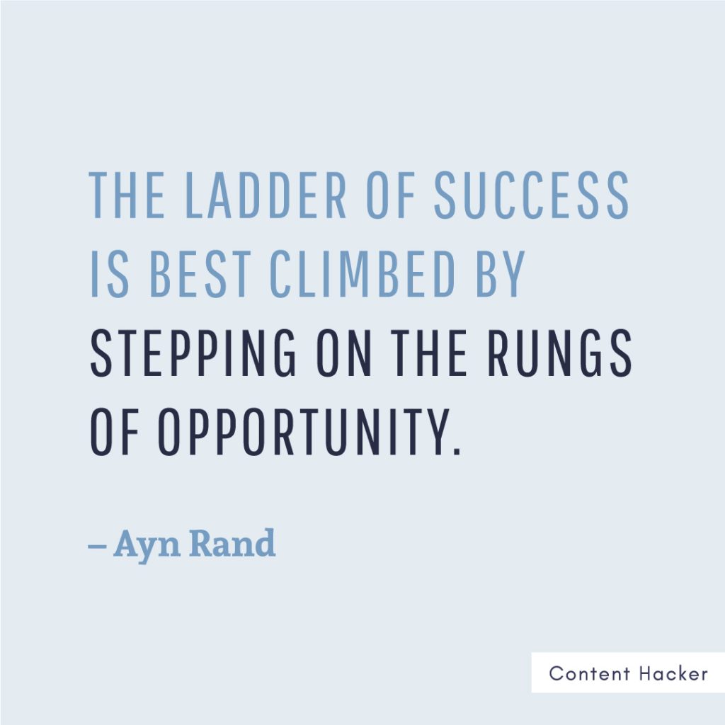 hustle quote ayn rand