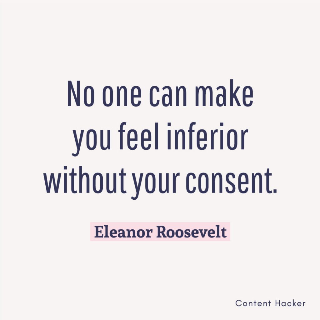 hustle quote Eleanor roosevelt