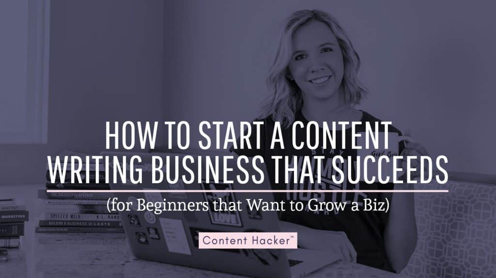 start a content writing business