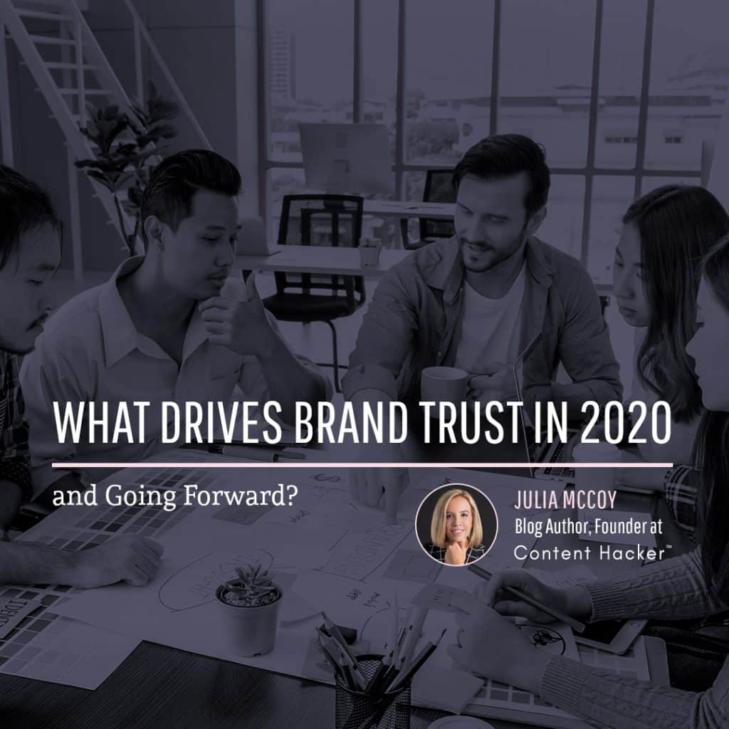 what drives brand trust