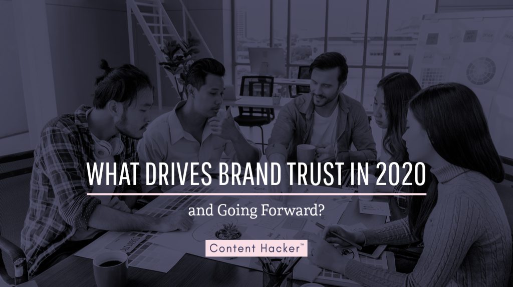 what drives brand trust