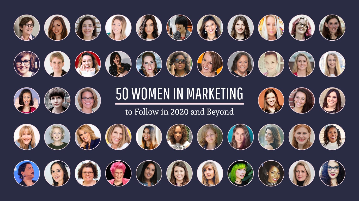 50 women in marketing to follow