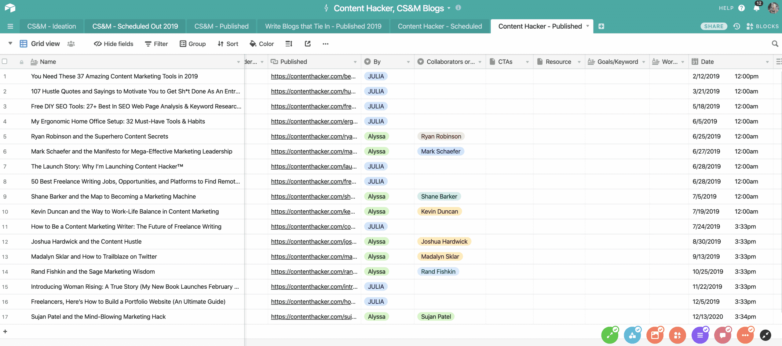 airtable example