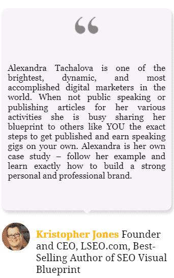 Women in marketing to follow - Alexandra Tachalova