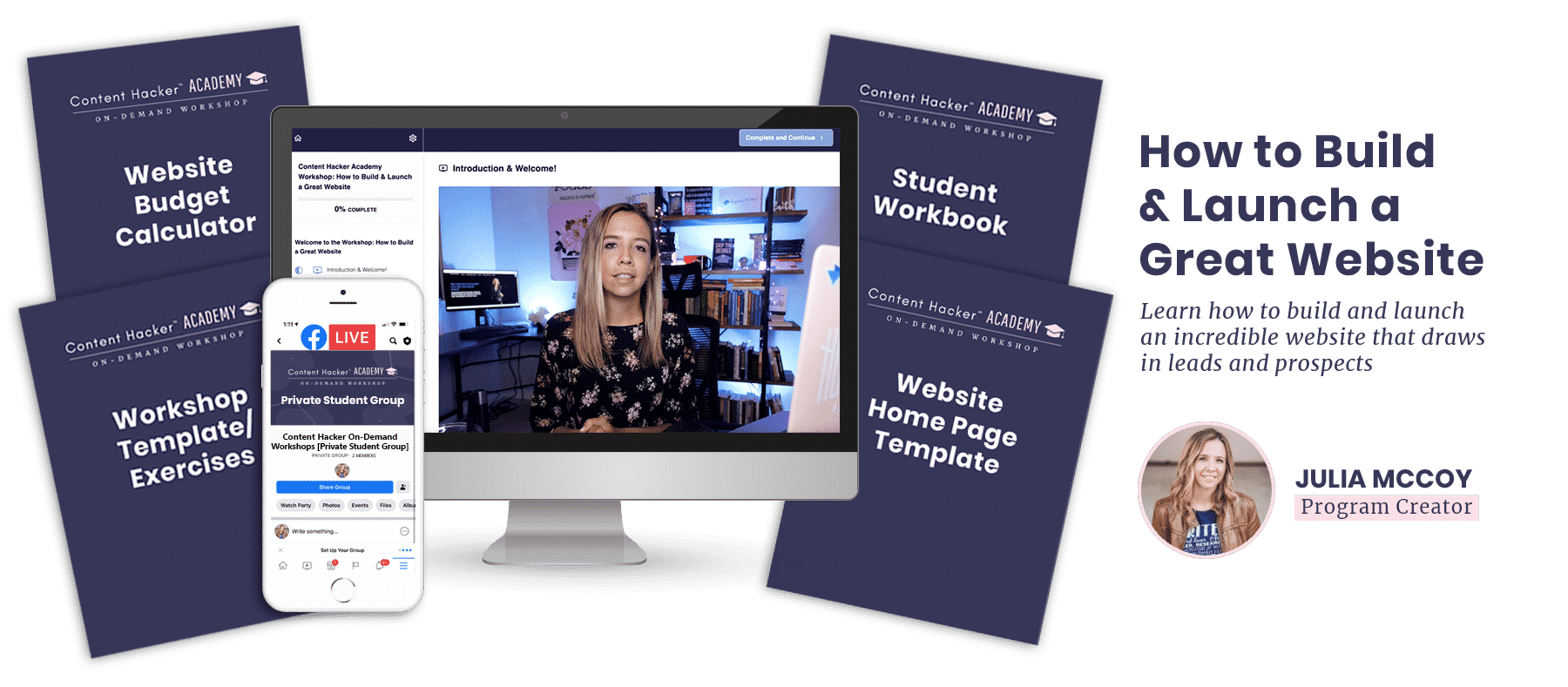 how to build a website workshop