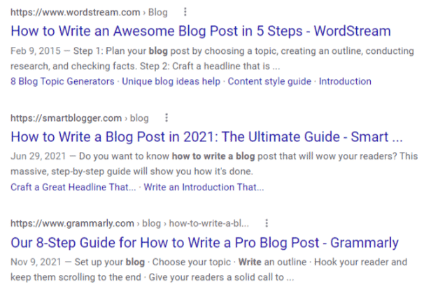 headlines - how to write a blog