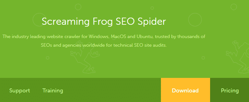 Screaming Frog SEO Spider